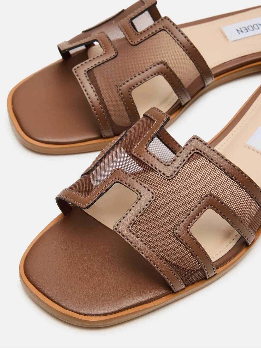 Steve Madden Hadyn Mesh Brown sandals